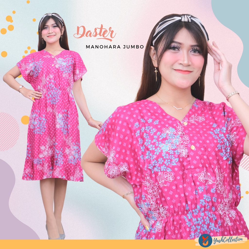 YashCollection Daster Manohara Jumbo LD 120 Busui Friendly