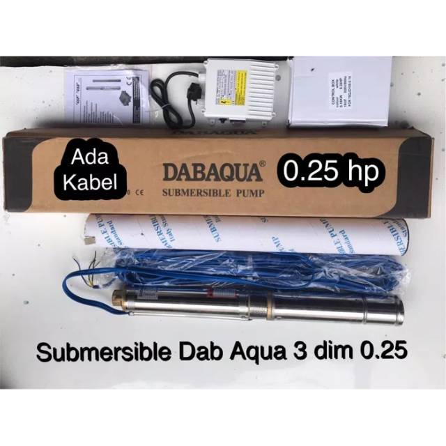 Submersible air satelit artetis pompa rendam pompa celup submersible dabaqua