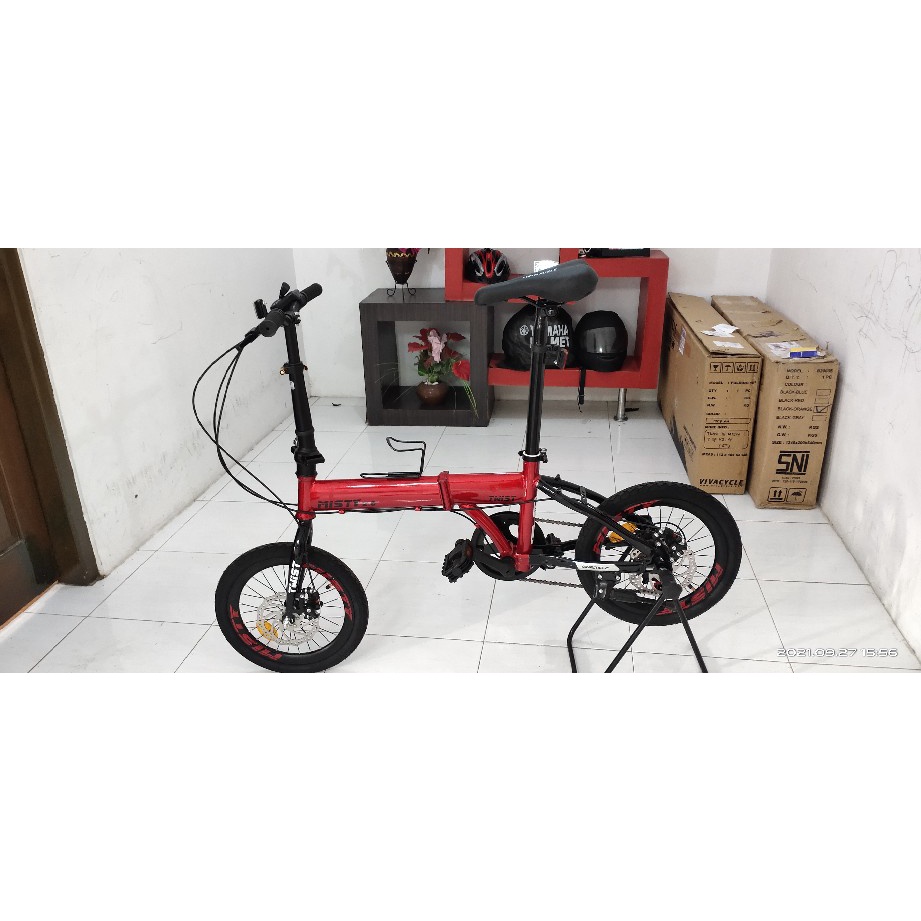 Sepeda Lipat Anak 16 inch Rem Cakram 7 Speed Misty-6