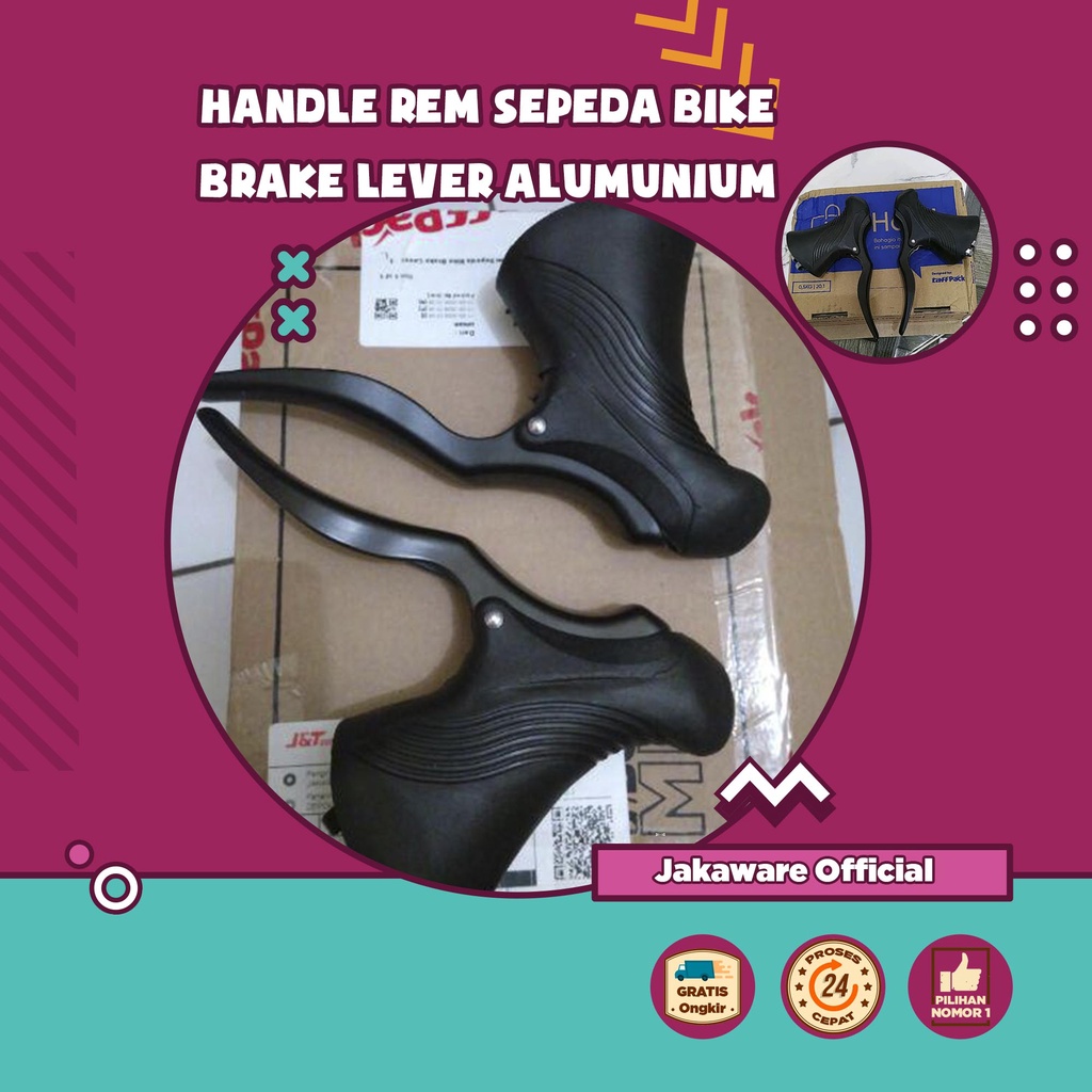 HANDLE REM SEPEDA BIKE BRAKE LEVER ALUMUNIUM SEPEDAH SPEDA SPEDAH ASESORIS AKSESORIS REEM RIM DEWASA