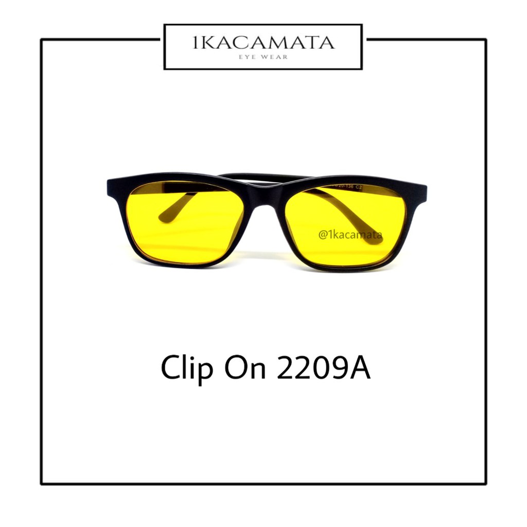 CLIP ON 2209A FREE 5 LENSA CADANGAN SUNGLASS MURAH BERKUALITAS