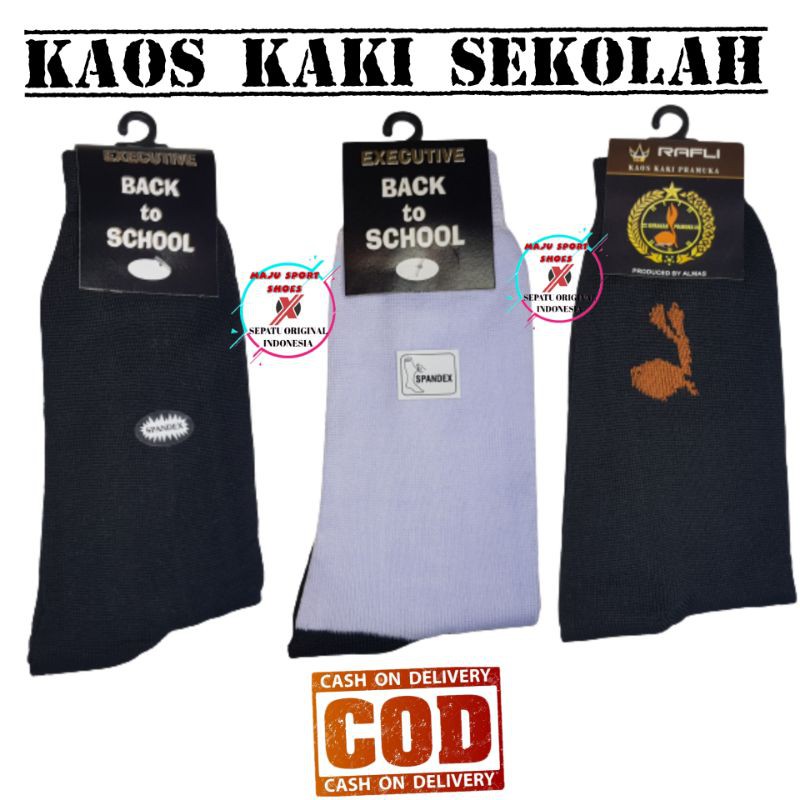 Kaos kaki Spandek / kaos kaki sekolah sd smp sma / kaos kaki pramuka