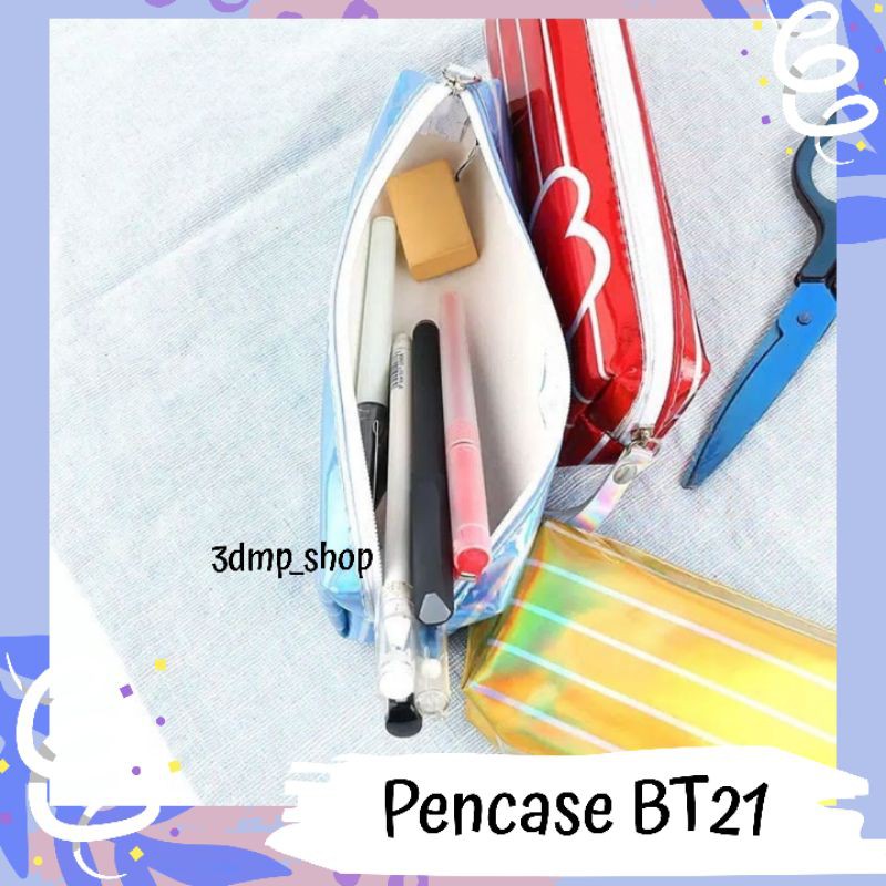 Pencase Pensilcase Pencilcsse Kotak Tempat Pensil BT21 Tata Rj Cooky Chimmy Mang Koya