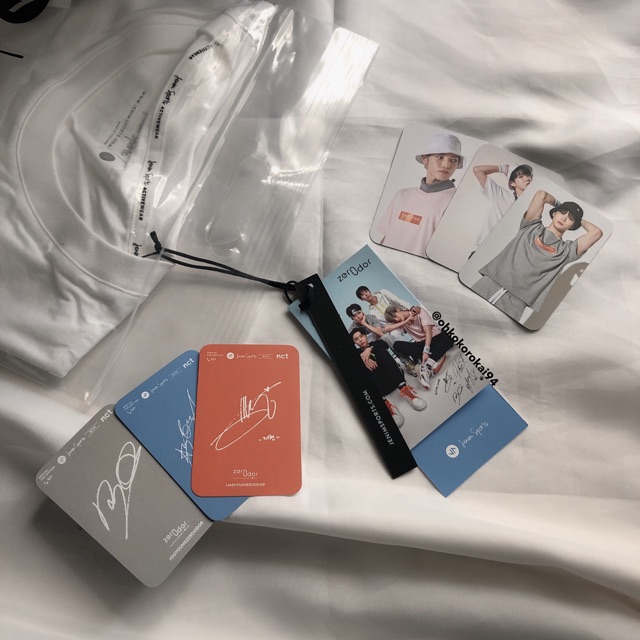 JENIM SPORTS NCT T SHIRT PHOTOCARD JAEHYUN DOOYUNG TAEYONG BAJU PC RARE OFFICIAL