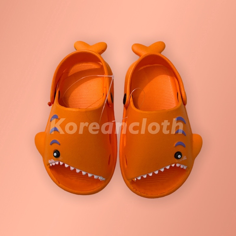 BALANCE 2029 Sandal Baby Shark Import / Sandal Hiu / Sendal Anak Lucu / Sandal Import Anak Cewe dan Cowo terbaru