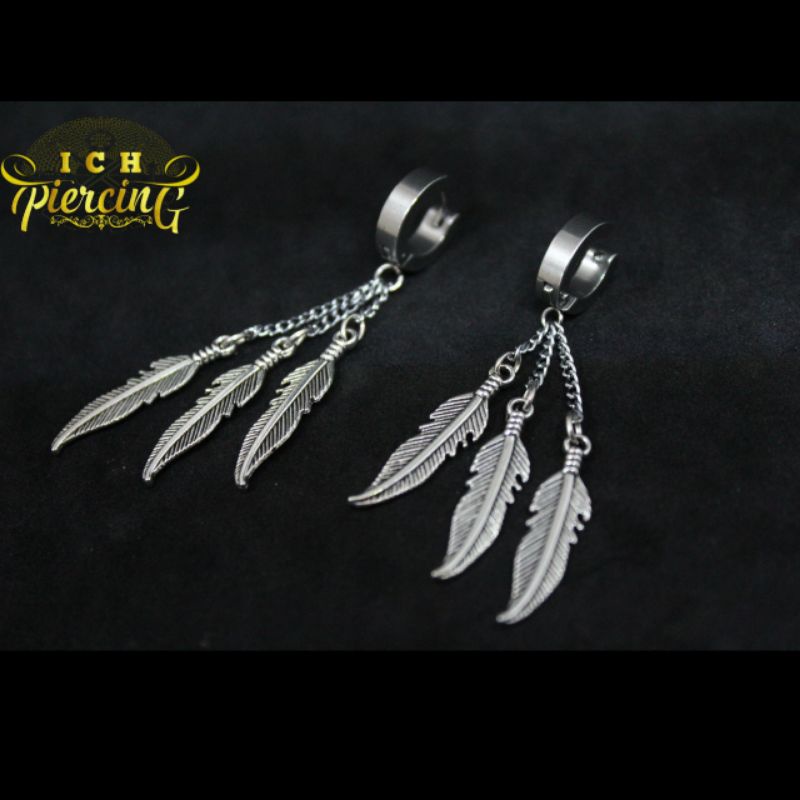 IP-A Anting Style Korea model gantungan/ANTING PRIA KOREA/anting gantungan /anting rumbai