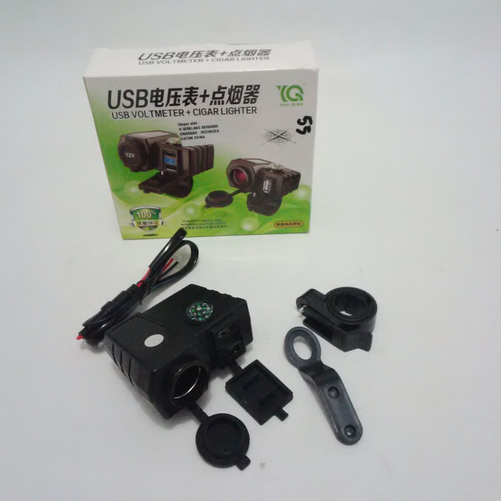 Voltmeter Nmax Cas HP Motor di Stang