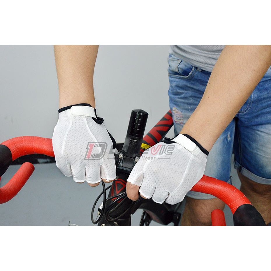 Gloves Cycling DAREVIE AX White Sarung Tangan Sepeda