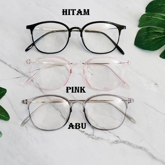 시 DJAVA OPTIK - Kacamata Huzel Antiradiasi - Lensa Minus Plus dan Cyl Kacamata Pria Wanita Flash Sale