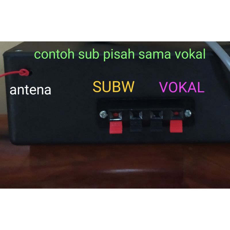 (MURAH POLL) POWER AMPLI TRUK/MOBIL SUPER IRIT AKI GLER HOREG  FITUR BLOTOOHT TONE CONTROL SUBWOFER + CONTROL AKI