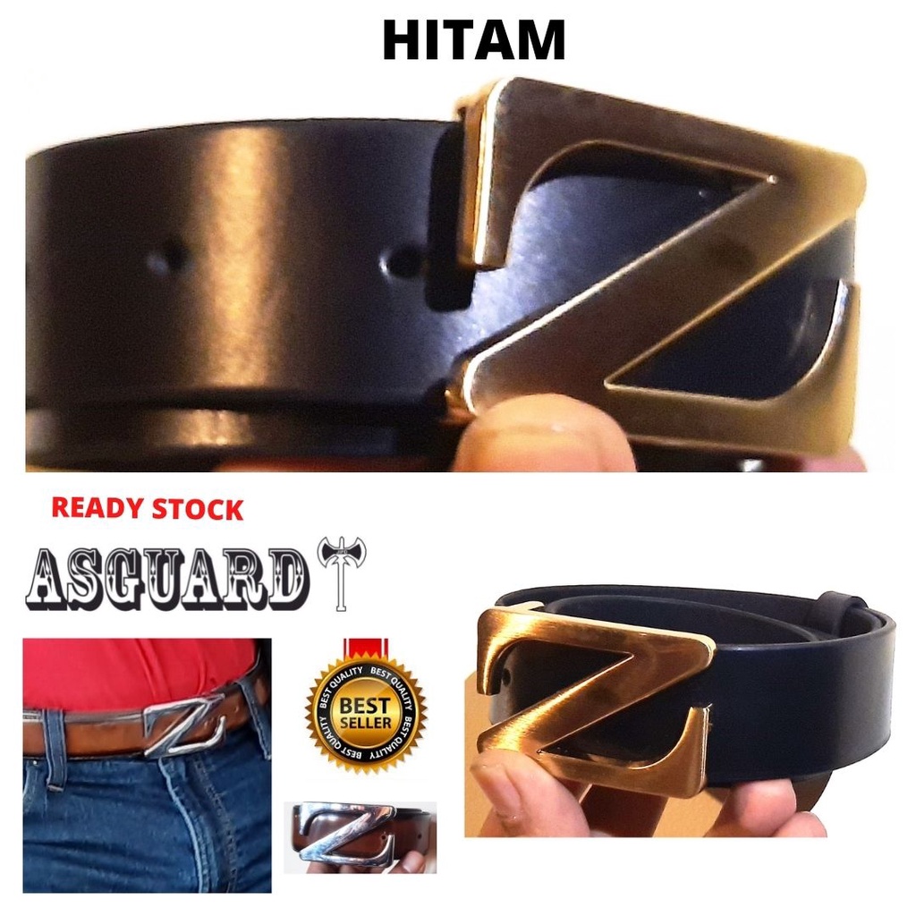 ASGUARD BELT LEATHER ABL02 Ikat Pinggang Sabuk Russian War Z Symbol Kulit Asli LUX 101116