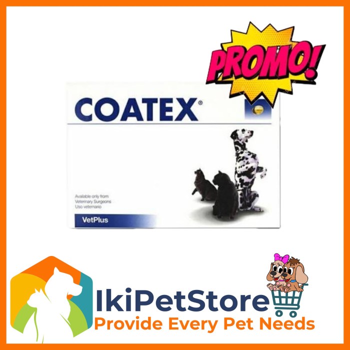 Coatex Vetplus Anjing & Kucing 1 Box - Vetplus