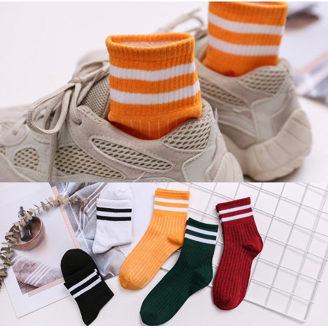 KKS03 KAOS KAKI ATAS MATA KAKI / KAOS KAKI MOTIF GARIS / KAOS KAKI SPORT CASUAL KAOS KAKI JOGGING