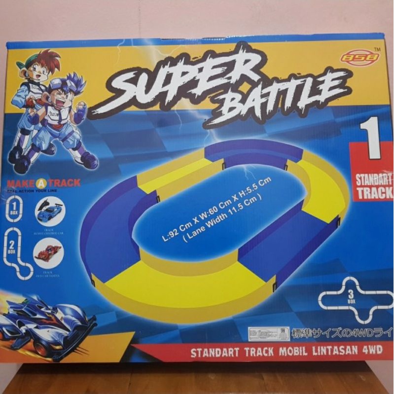 Mainan Track tamiya 1Jalur - Mainan Jalanan Mobil Tamiya 1 jalur