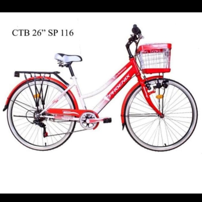 Promo sepeda mini 26 inch phoenix CTB 26 116 mx Diskon