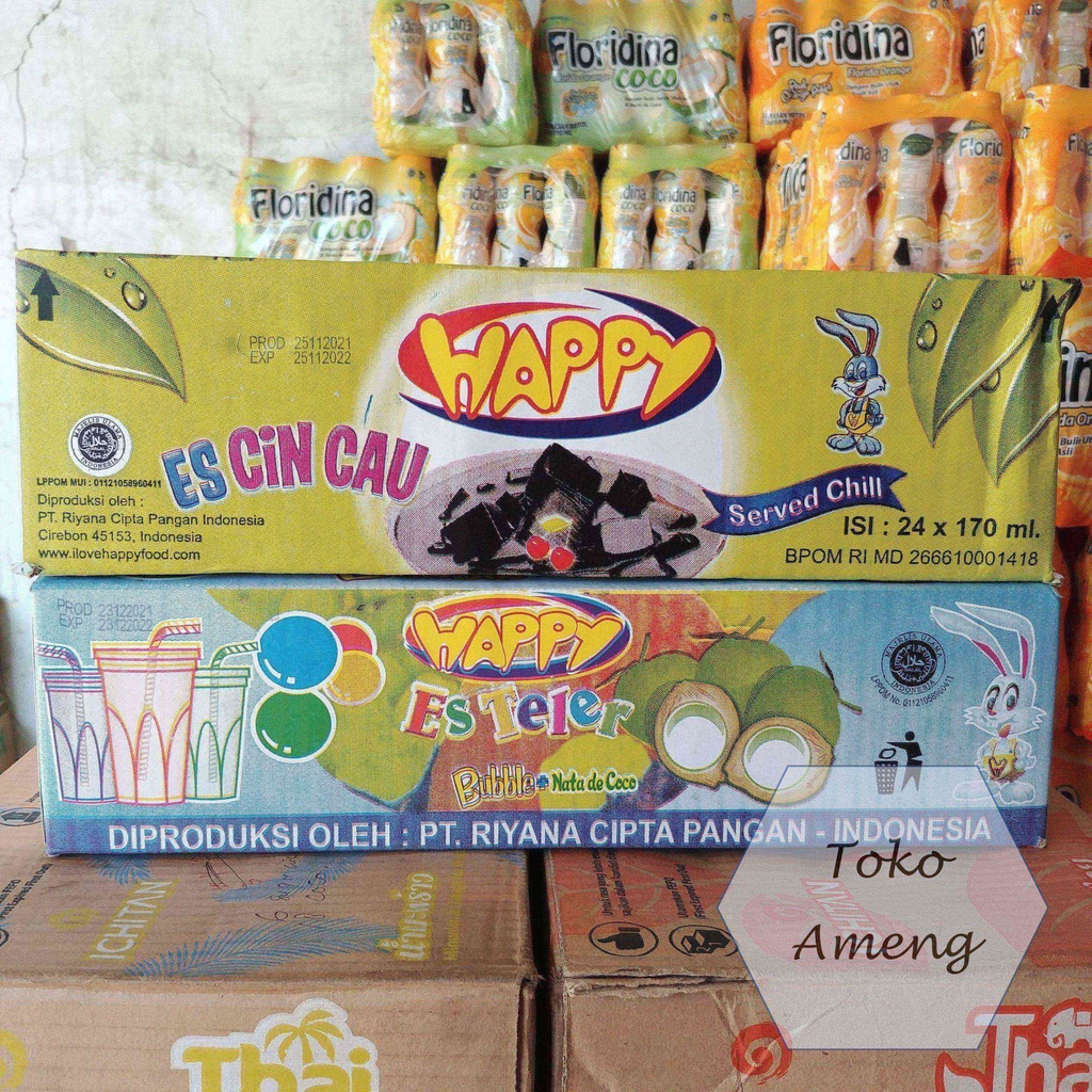 

Happy Es Teler & Cincau Cup 170ml - 1 Dus (24pcs)