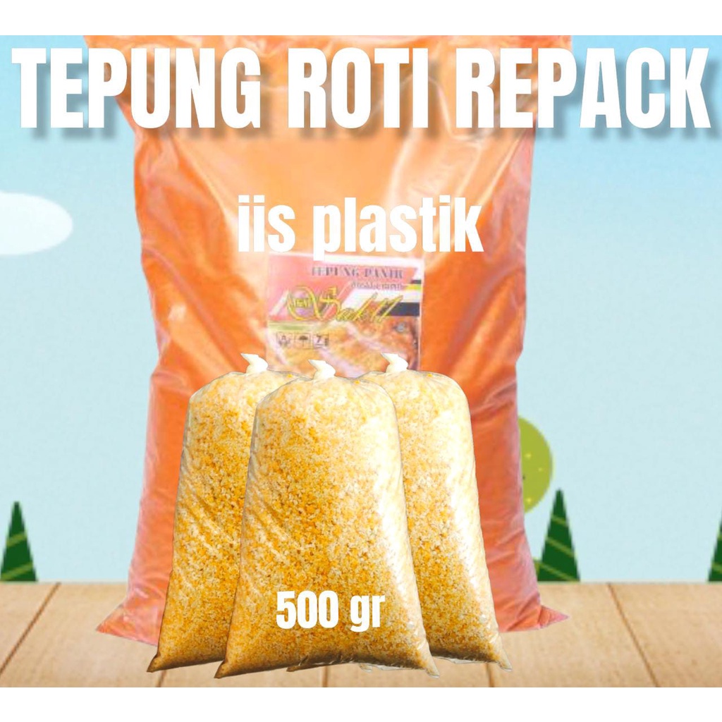 Bread crumb / tepung roti 250grm 500grm 1kg / tepung panir