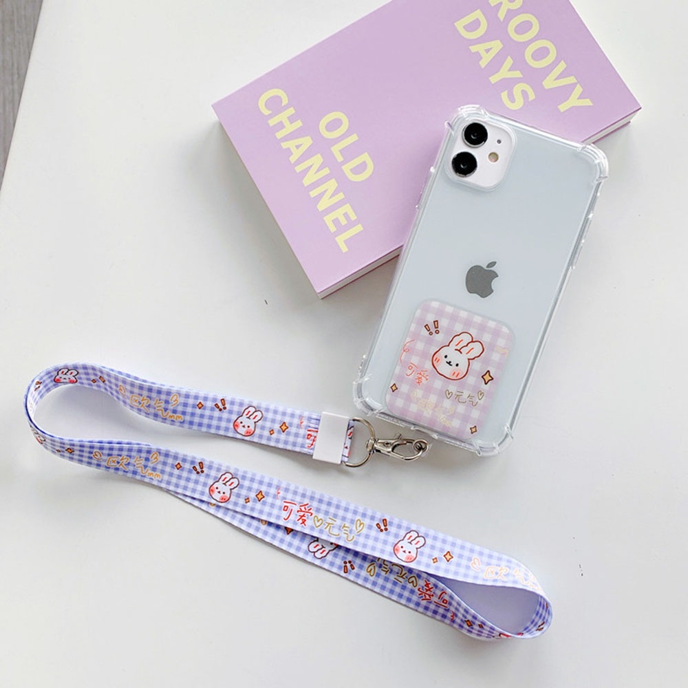 Tali Lanyard Motif Kartun Lucu Anti Hilang Untuk Handphone