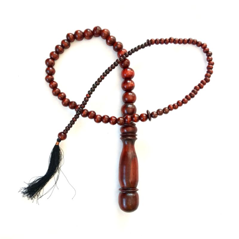 Tasbih 99 Butir Pecut Cemeti Ukir Asmaul Husna Kayu Walikukun Super, Alat Dzikir, Hiasan Dinding, Tasbih Muslim, Tasbih 99 Butir