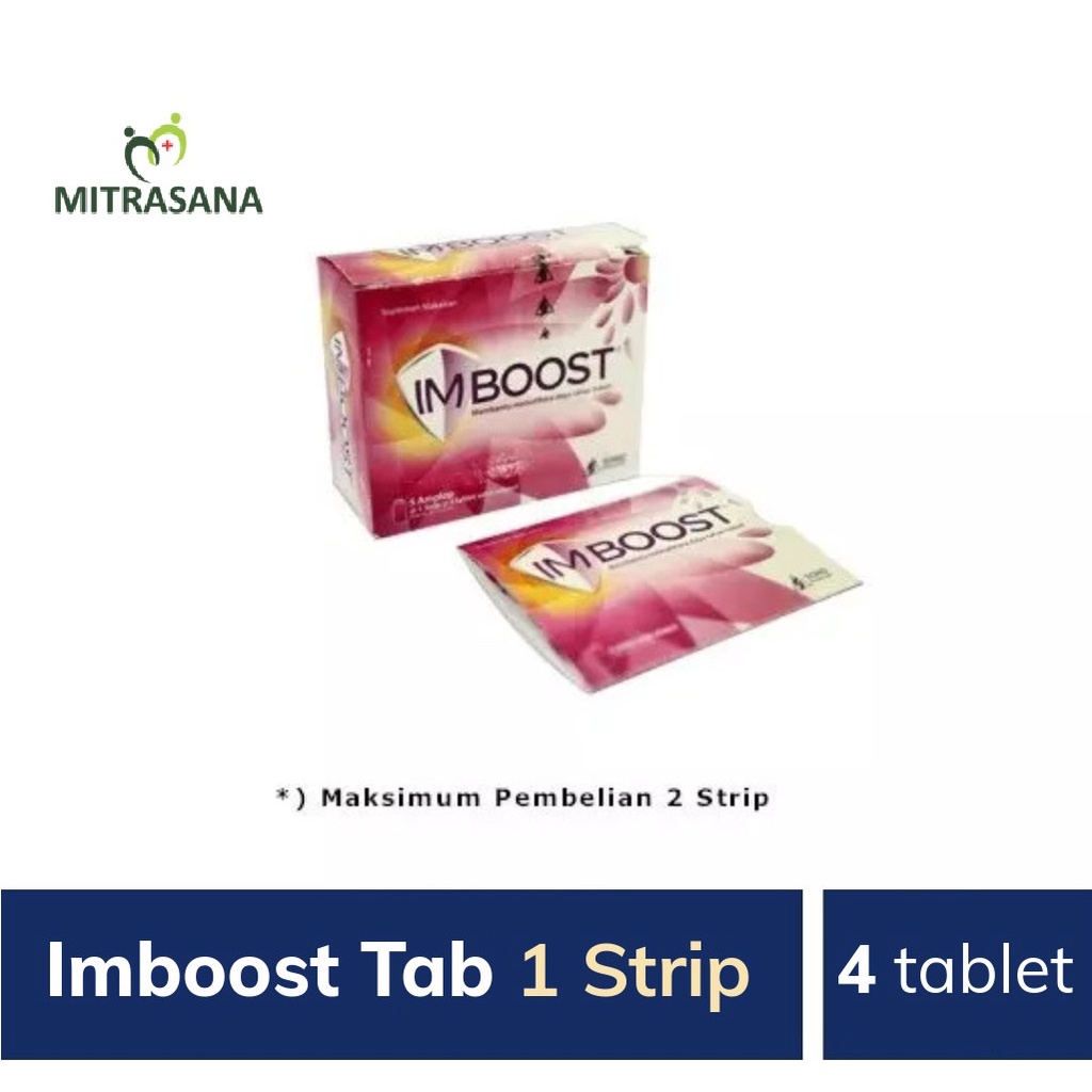 IMBOOST ISI 4 ( 1 STRIP @4 TABLET / 1 BOX @5STRIP )