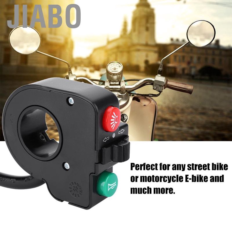 Jiabo 3 In 1 Light Horn Turn Switch Button For Mountain Bike E Bike Electric Scooter Dk 15 Shopee Indonesia