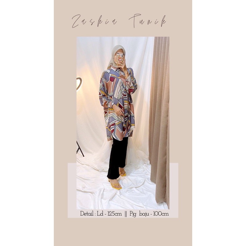 Zaskia Tunik | Tunik Rayon | Tunik Jumbo