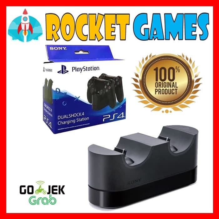 PS4 DUALSHOCK 4 CHARGING STATION SONY ORIGINAL BERKUALITAS