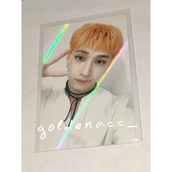 pc benefit makestar noeasy bang chan skz photocard bene no easy bangchan stray kids