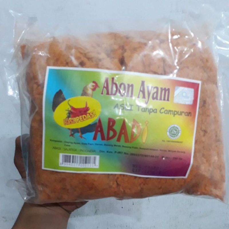 

Abon Ayam Abadi Asli Pedas 1kg