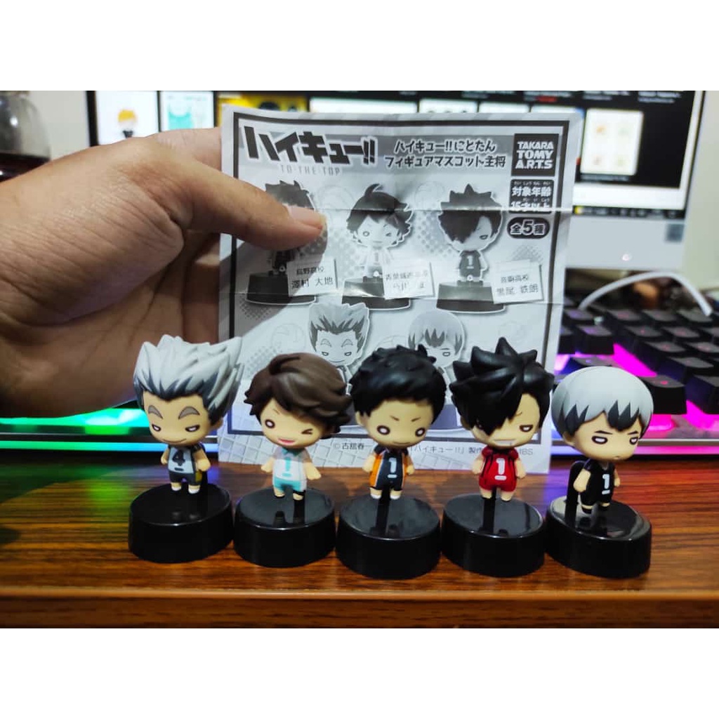 Figure Haikyuu Nitotan Chiby Version set 5 pcs Mascot Captain