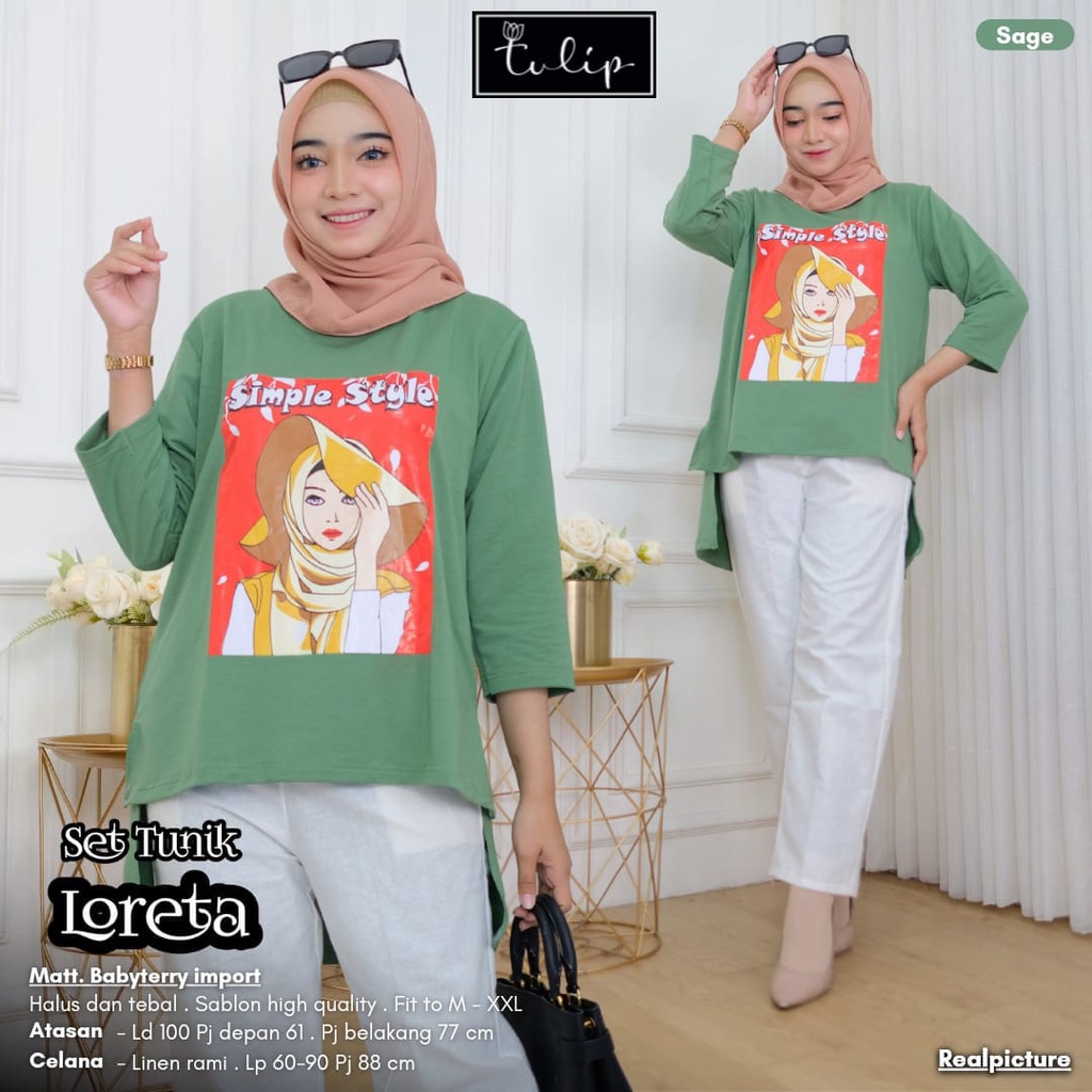 Cisara Tunik | tunik korea | tunik kaos | kaos