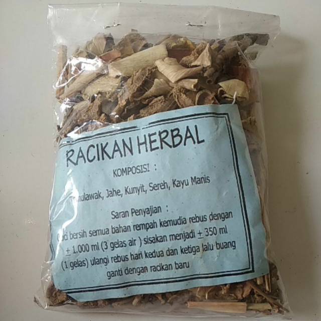 

Racikan Herbal Jamu Godog penambah daya tahan tubuh, bisa 3x minum.