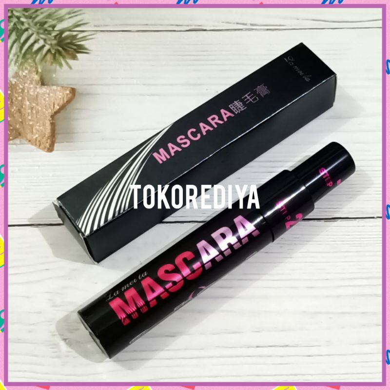 New Version LAMEILA Mascara Volumizer 3D Double Head Adjustable Waterproof Maskara Volume Kepala Ganda Anti Air Original Terlaris