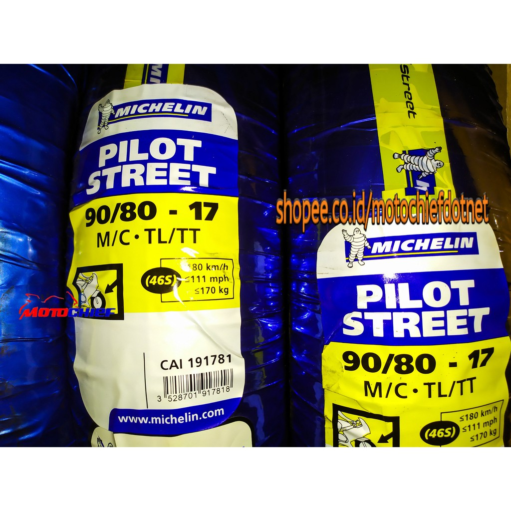 Ban Michelin Pilot Street 90/80 - 17