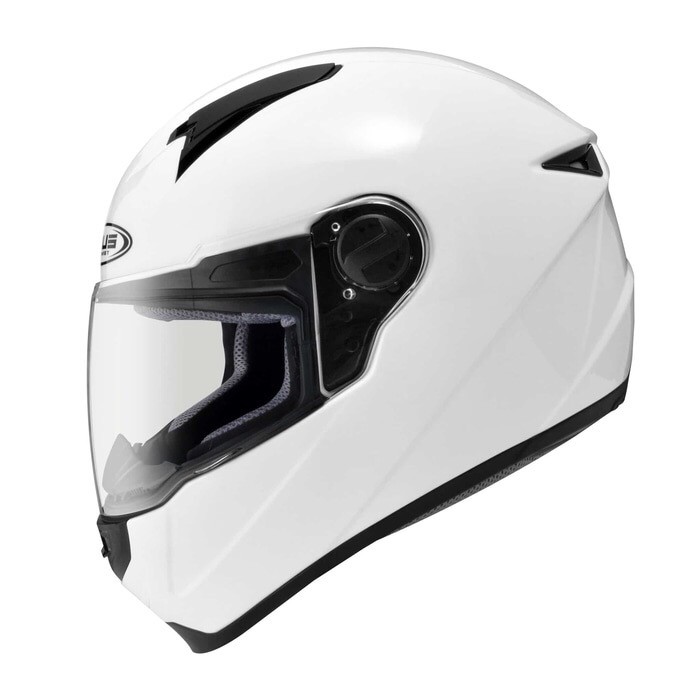 HM-2686 Zeus 811 White Putih Helm Fullface M L Xl Bukan Nolan Agv Arai Shoei Murah