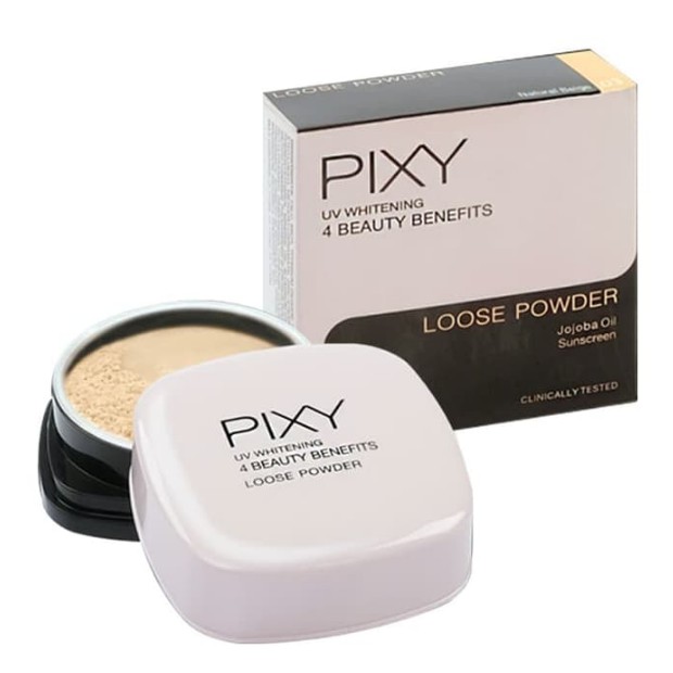 Pixy UV Whitening 4 Beauty Benefit Loose Powder Bedak Tabur 12gr