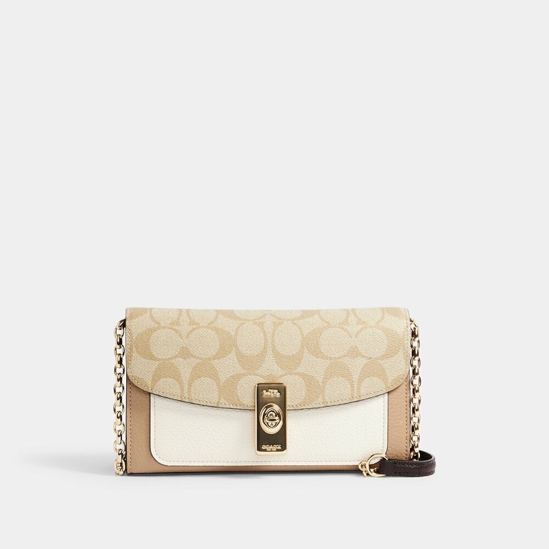 Coach Lane Shoulder Bag In Blocked Signature Canvas (C2234)