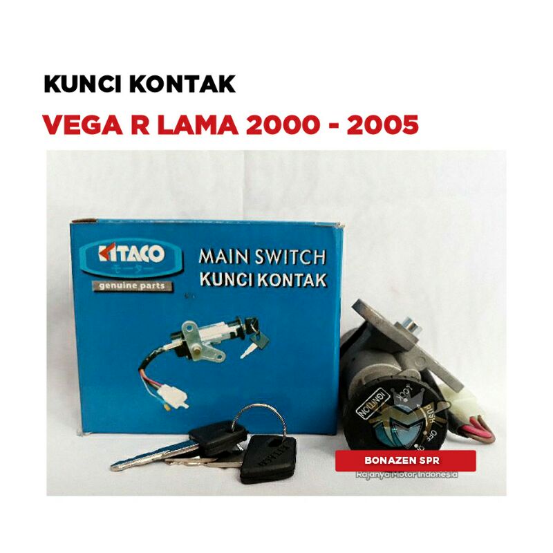 kunci kontak / Vega R Lama 2000 2001 2002 2003 2004 2005 / dudukan starter stater only / KITACO