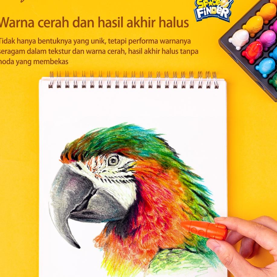 

Terbaru! Deli Oil Pastel / Crayon / Krayon anak bentuk Rocket Space Finder Tidak Mudah Patah Tidak Mengotori Tangan Sticker 72109-X