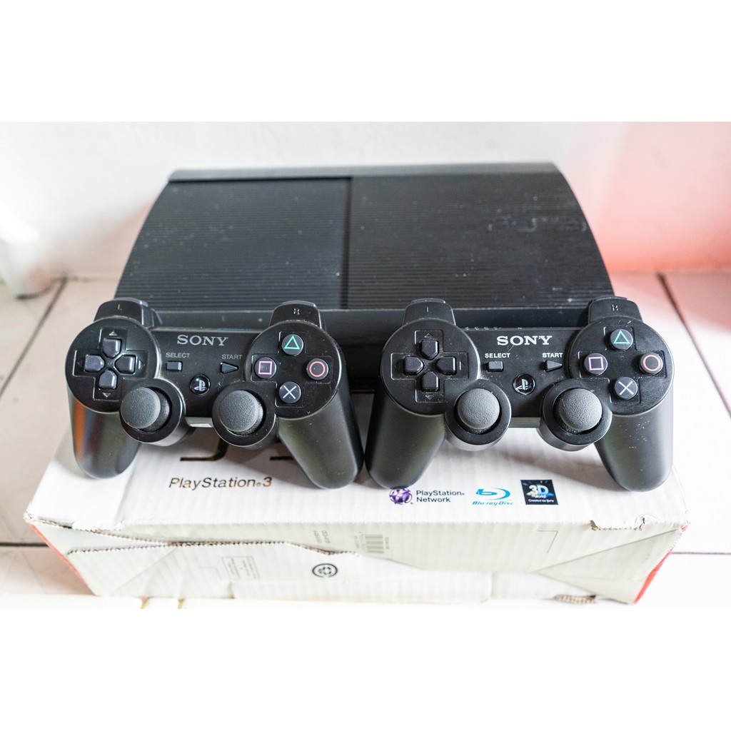 PS3 SUPER SLIM 500GB BEKAS LIKE NEW