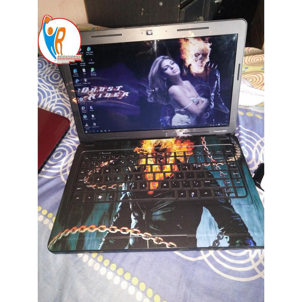 Original Garskin Laptop Full Body Compaq Presario CQ43 (Motif & Design Bisa Request Dari Kamu)