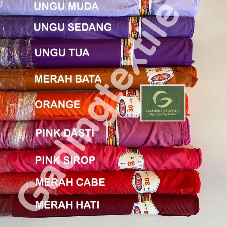 FZR ( per 1 roll ) Kain furing Asahi APL cap RAZATEX lebar 120 cm per roll bahan lapisan baju brukat