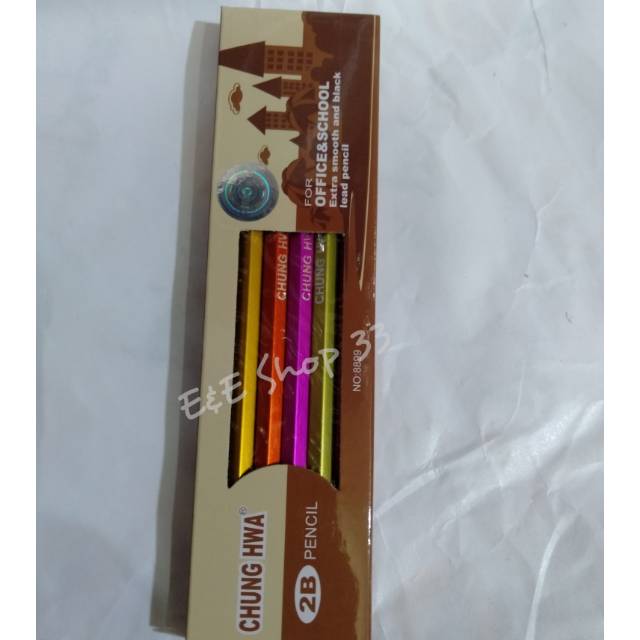 

Pensil 2B Chung Hwa 8899 / Pensil anak sekolah / Pensil kantor