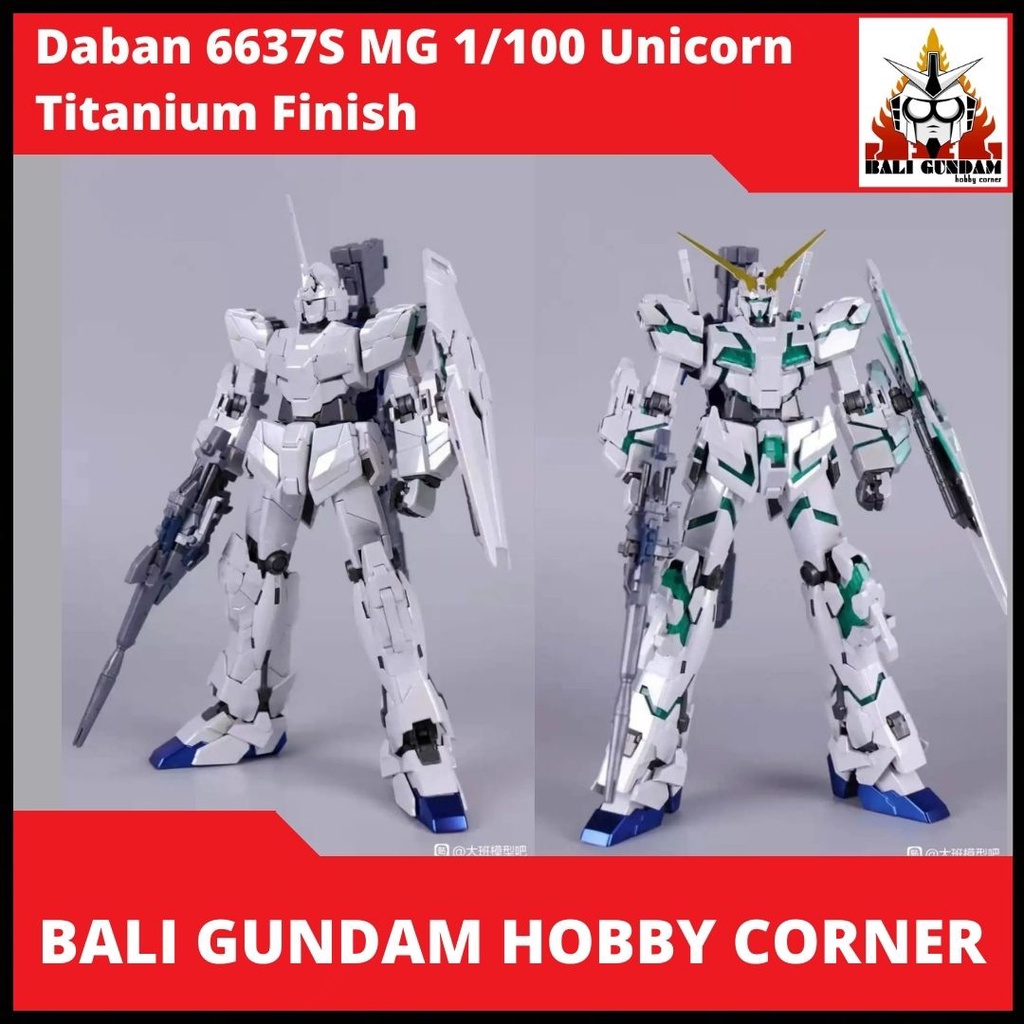 Daban 6637S MG 1/100 Unicorn Titanium Finish UNICORN FIGHTER