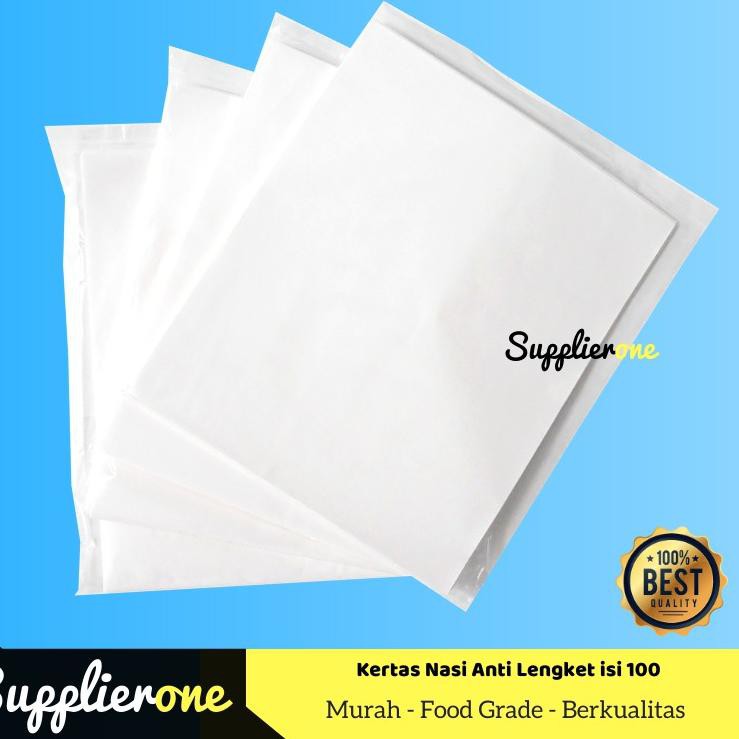 

Big Sale ZLZB Kertas Nasi KFC isi 100 pcs, Kertas Wrap Nasi, Bungkus Nasi KFC Anti Lengket ✯ Z →