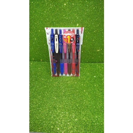 

ZEBRA SARASA CLIP SET 6pcs FREE 1pcs