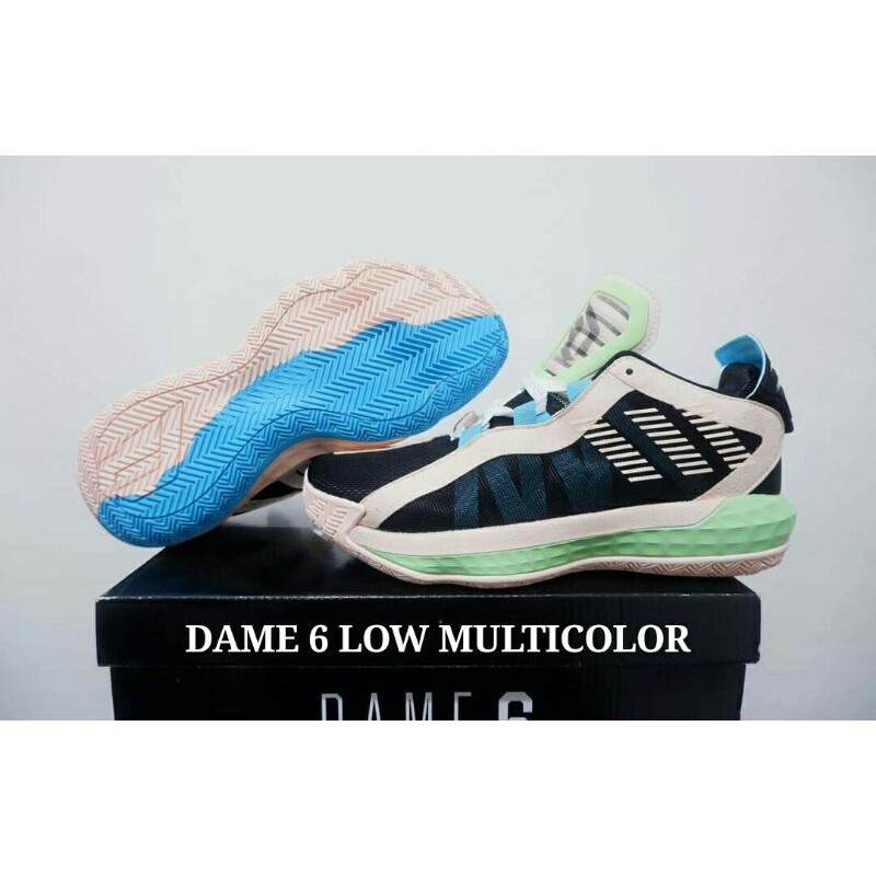 SEPATU ADIDAS DAME 6 LOW MULTICOLOR