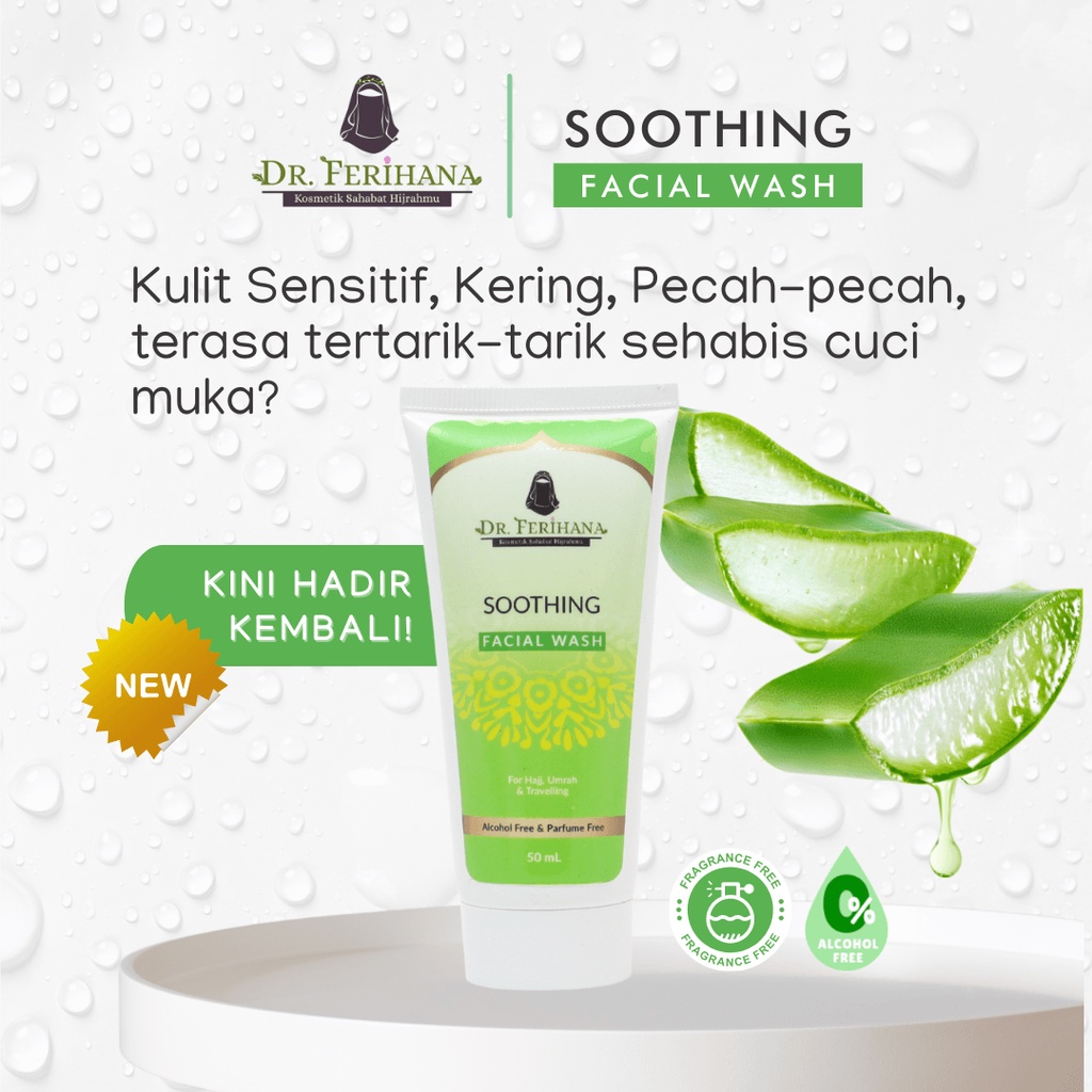 SOOTHING FACIAL WASH FOR HAJJ, UMRAH &amp; TRAVELING DR. FERIHANA SKINCARE