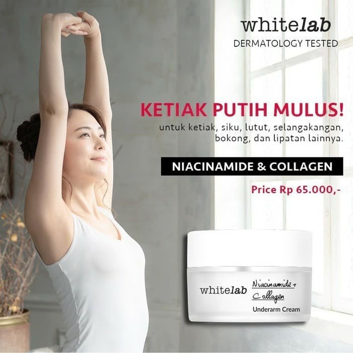 Cream Pemutih Whitelab Underarm Ketiak Bokong Selangkangan Sikut BPOM