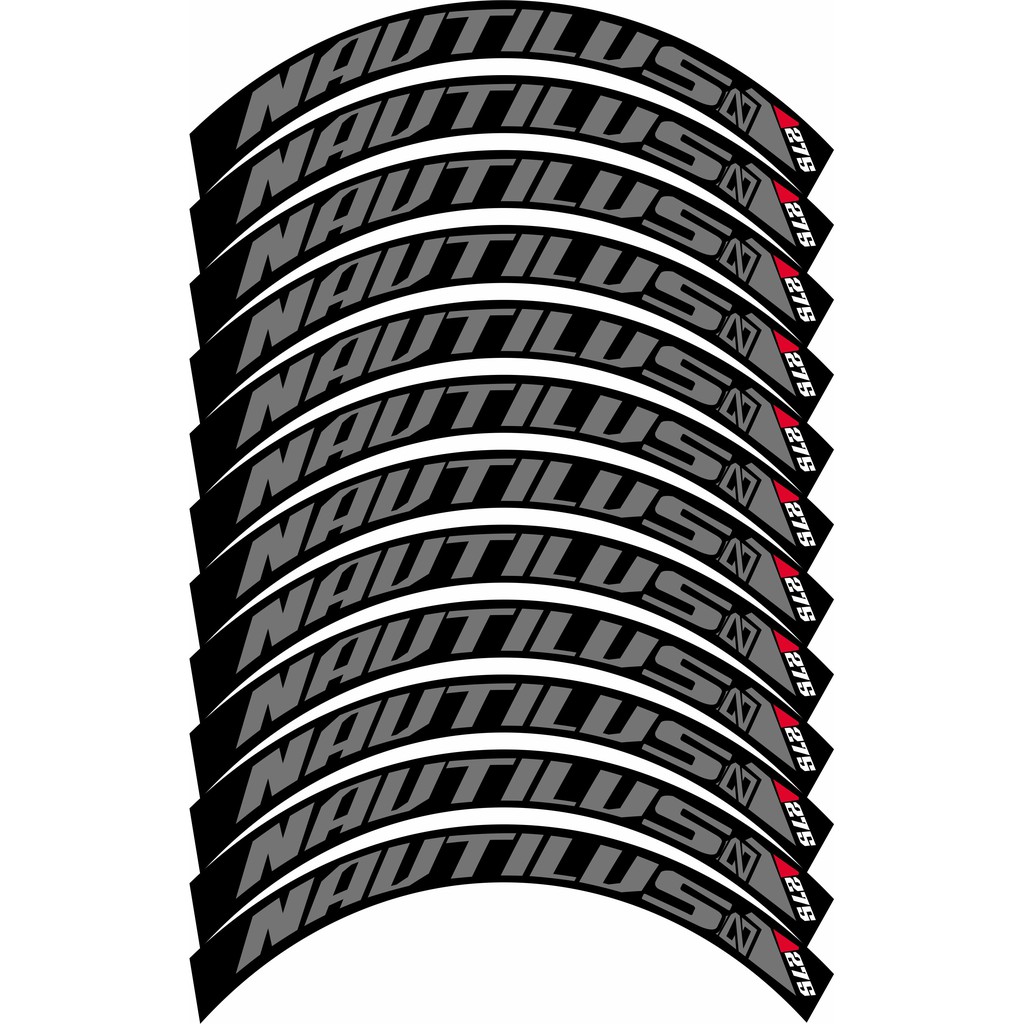 STICKER RIMS VELG SPEDA NAUTILUS ABU2 KEREN 27,5 DAN 20 26